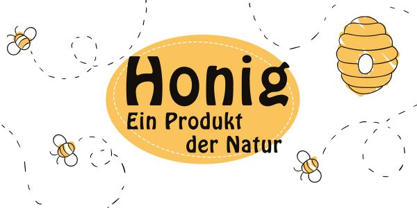 BANNER &quot;Honig ein Produkt der Natur&quot;