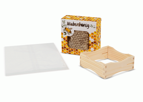 Wabenrähmchen SET Goldwabe