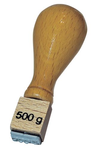 Stempel &quot;500 g&quot;