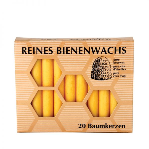 Baum-Kerzen aus Bienenwachs