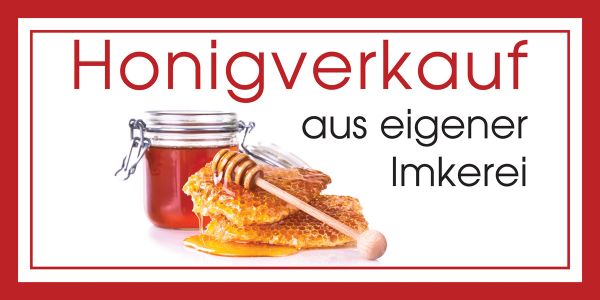 HOBBEE® BANNER &quot;Honigverkauf&quot;