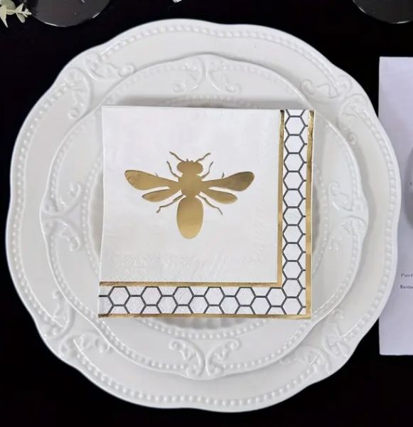 Servietten &quot;goldene Biene&quot;