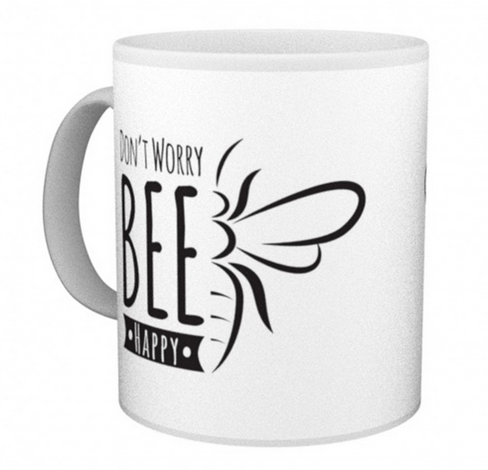 HOBBEE® Tasse &quot;Don&#039;t worry Bee happy&quot;